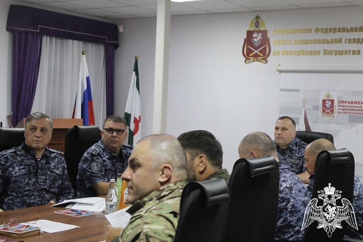 В Управлении Росгвардии по Республике Ингушетия подведены итоги служебно-боевой деятельности за первое полугодие 2026 года