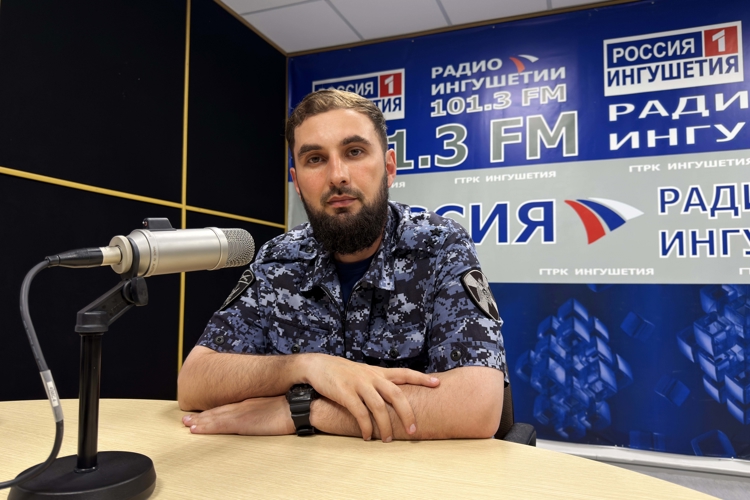 Радиорубрика «В эфире Росгвардия» продолжается в Ингушетии