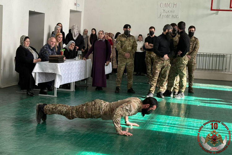 Росгвардейцы провели спортивное мероприятие для учащихся подшефной школы в Ингушетии
