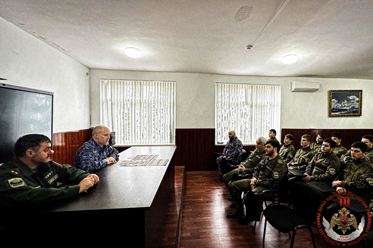 В Ингушетии росгвардейцы провели профориентационное мероприятие для кадет