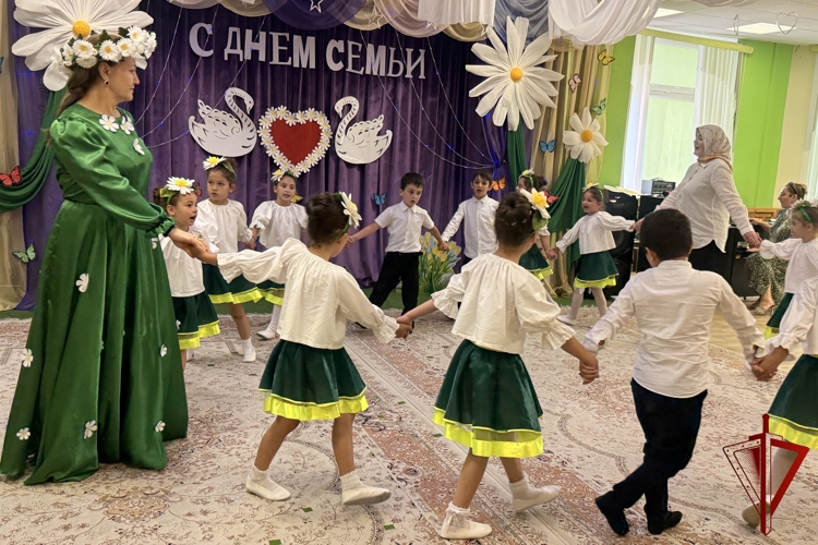 В Ингушетии в детском саду Росгвардии отметили День семьи, любви и верности