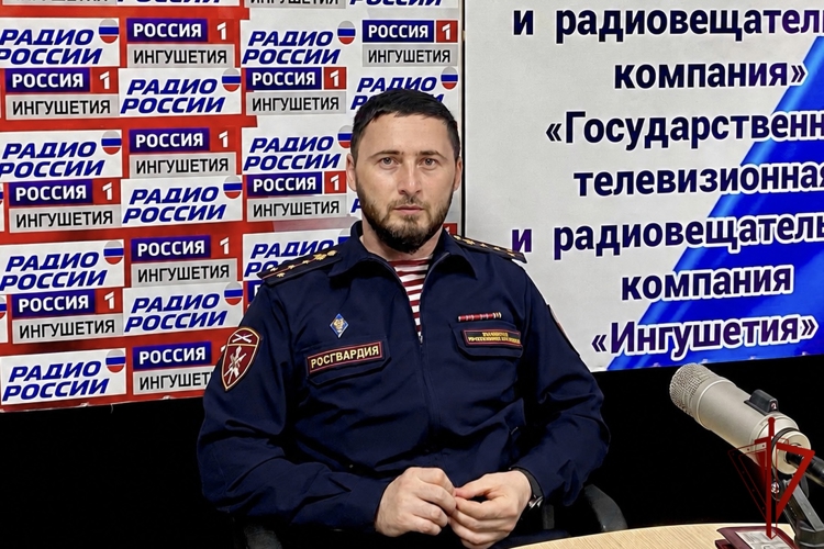 Радиорубрика «В эфире Росгвардия» продолжается в Ингушетии