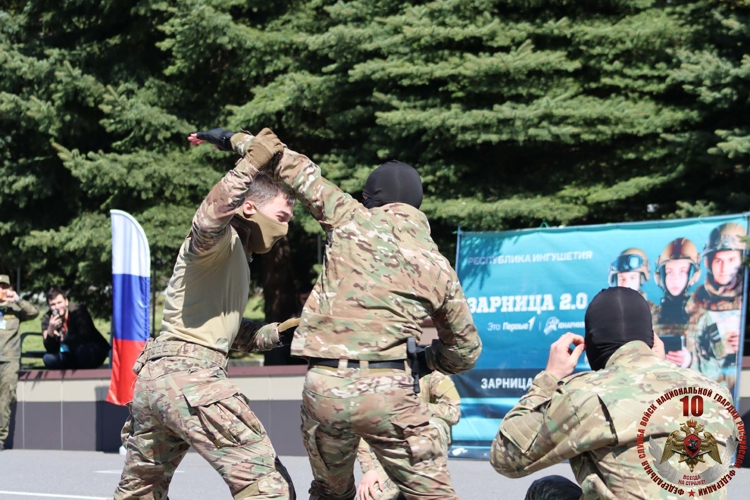 В Ингушетии росгвардейцы оказали содействие в проведении муниципального этапа игры «Зарница 2.0» 