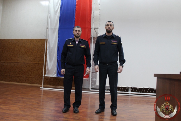 В Управлении Росгвардии по Республике Ингушетия отметили юбилей ведомства