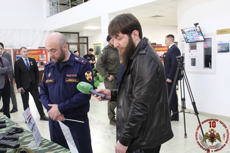 В Управлении Росгвардии по Республике Ингушетия отметили юбилей ведомства