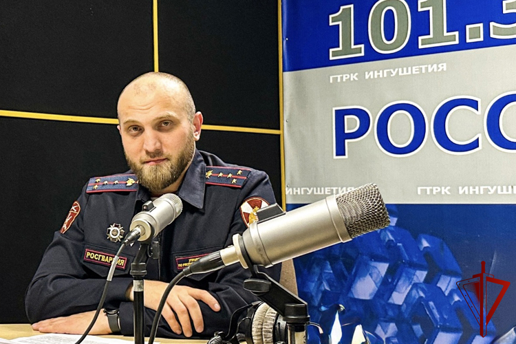 Регулярная радиорубрика «В эфире Росгвардия» продолжается в Ингушетии