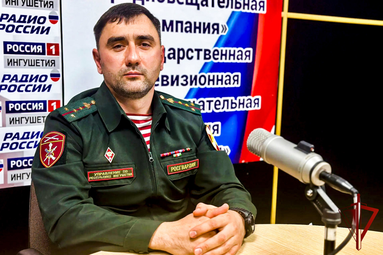 Ведомственная радиорубрика «В эфире Росгвардия» продолжается в Ингушетии