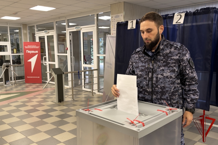 Личный состав Управления Росгвардии по Республике Ингушетия завершил участие в трехдневном голосовании