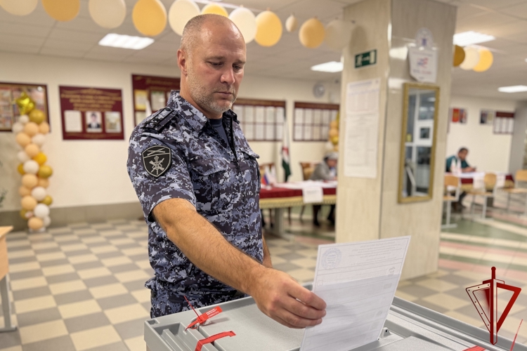 Личный состав Управления Росгвардии по Республике Ингушетия завершил участие в трехдневном голосовании