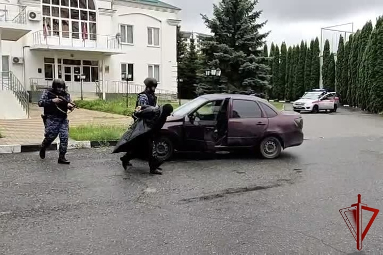 В Ингушетии росгвардейцы провели совместную практическую тренировку