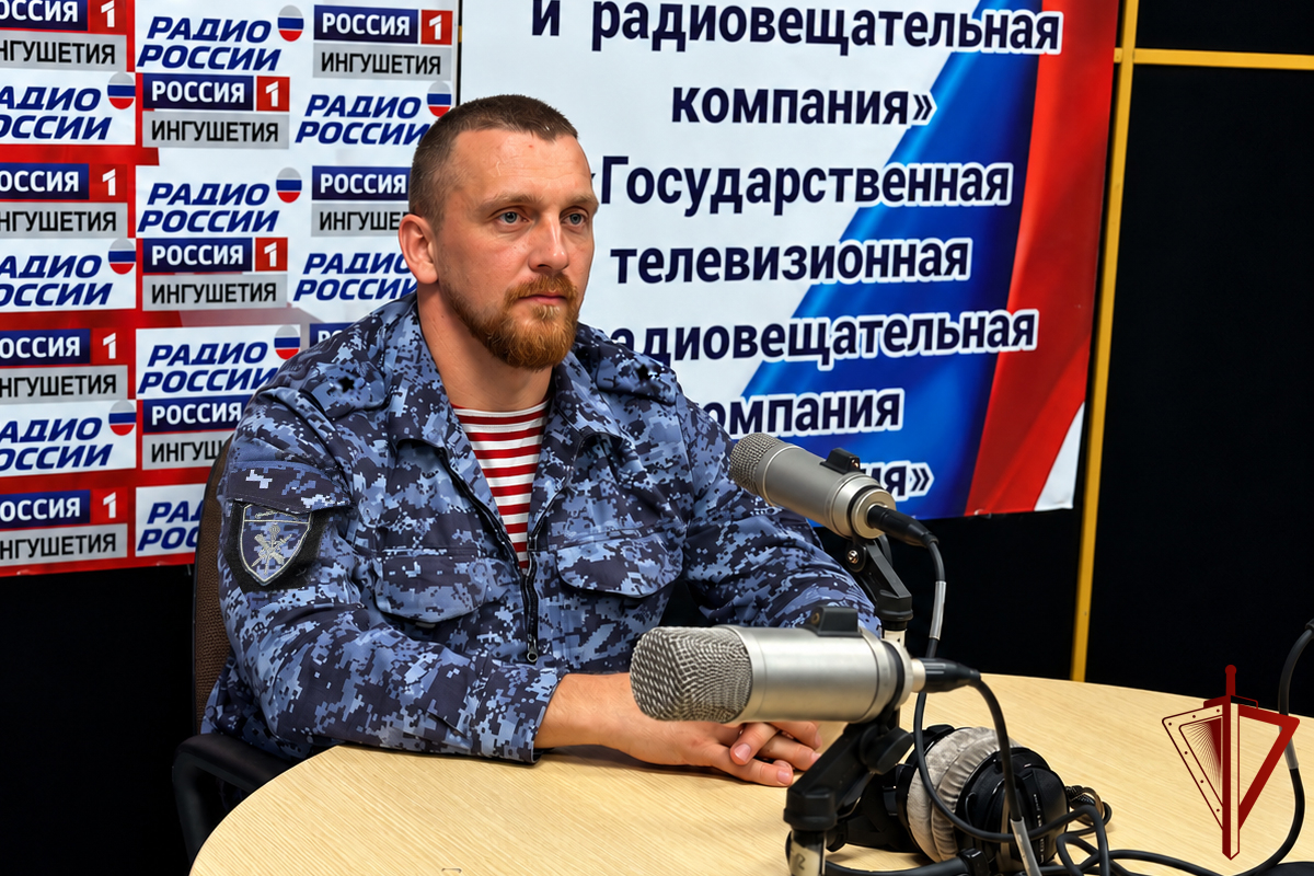В Ингушетии продолжается ведомственная радиорубрика «В эфире Росгвардия»